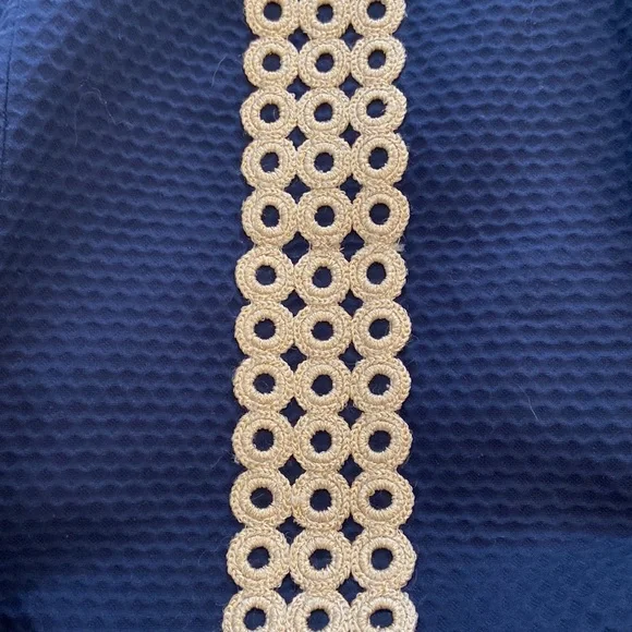 Lilly Pulitzer shift dress with gorgeous gold detailing excellent condition - Picture 11 of 12